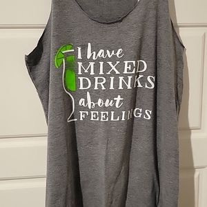 Mixed Drinks Racer back top